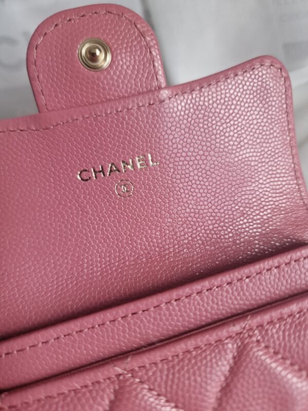 6 Chanel Caviar Classic Flap Card Holder Wallet