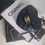 Chanel Heart crossbody view 2 Chanel Heart crossbody view 2
