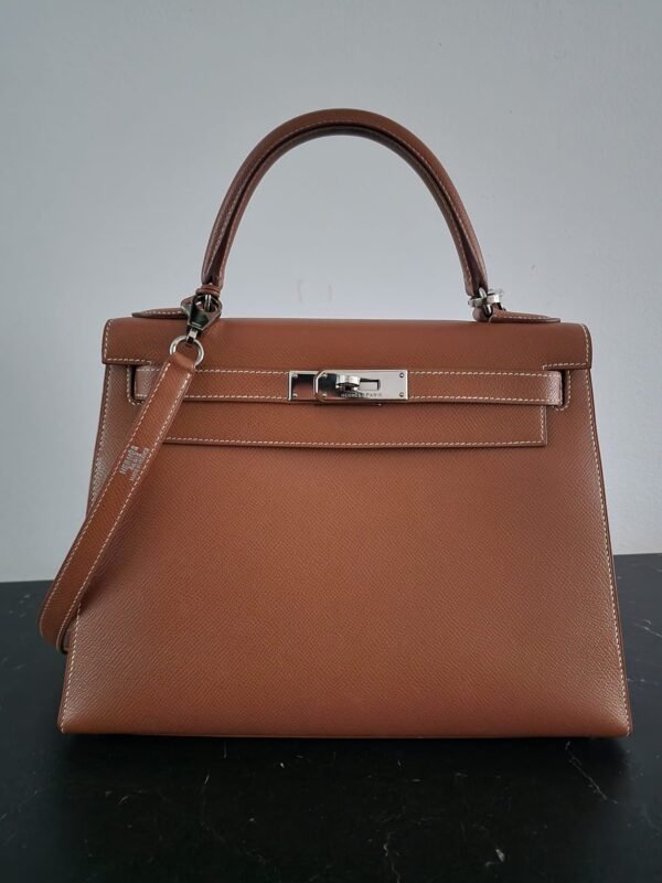 Hermes Kelly 28 Gold PHW Epsom