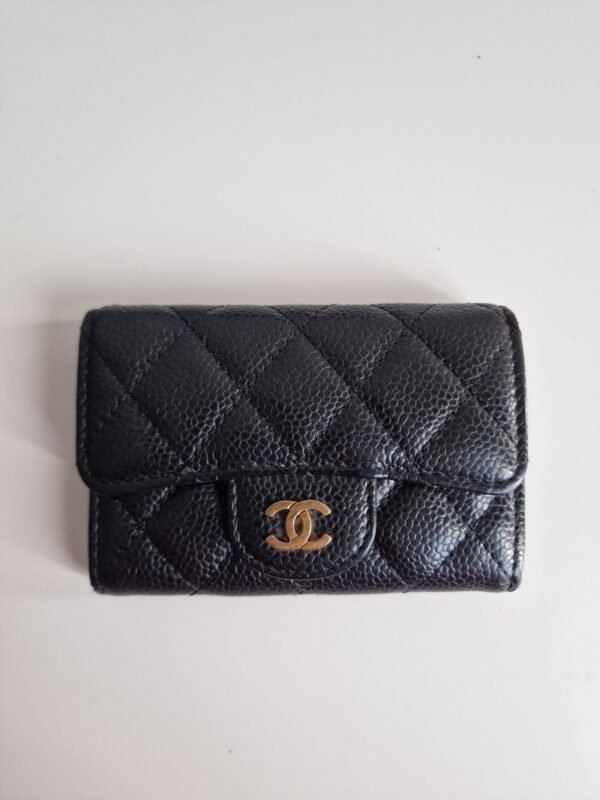 Chanel card holder flap wallet front Chanel card holder flap wallet front