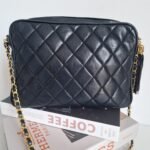 Vintage Chanel Camera Tassel Bag lambskin GHW back Vintage Chanel Camera Tassel Bag lambskin GHW back