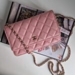 Chanel classic WOC GHW pink caviar