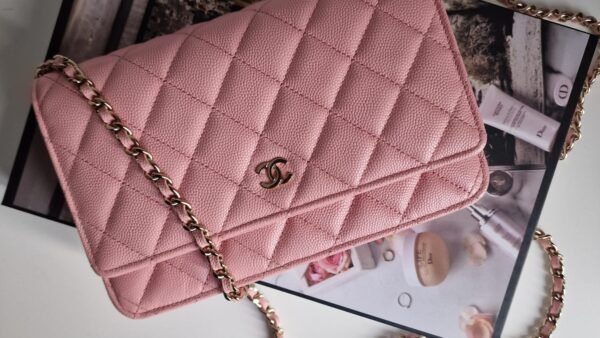 Chanel classic WOC GHW pink caviar