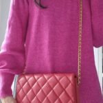 Chanel nailed flap bag in red calfskin GHW open crossbody