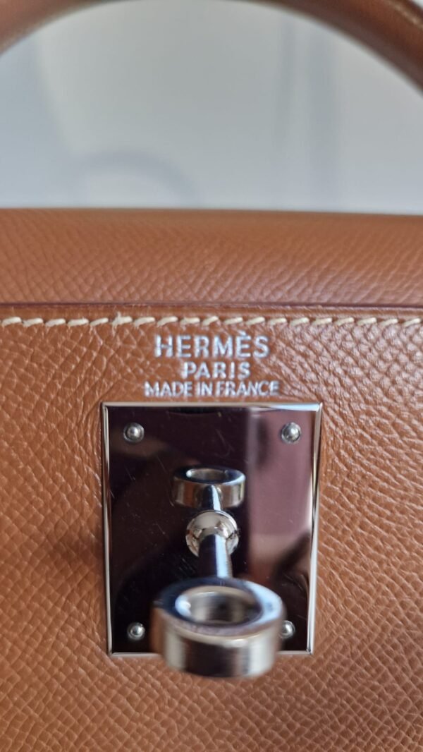 Hermes Kelly 28 Gold PHW Epsom stamp + hw