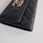 Chanel 23A card holder flap wallet side/corner