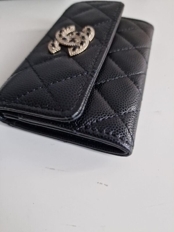 Chanel 23A card holder flap wallet side/corner