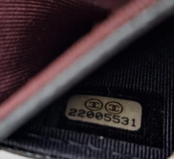 Chanel card holder flap wallet open serial Chanel card holder flap wallet open serial