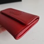 Chanel Card Holder Red caviar side 1 Chanel Card Holder Red caviar side 1