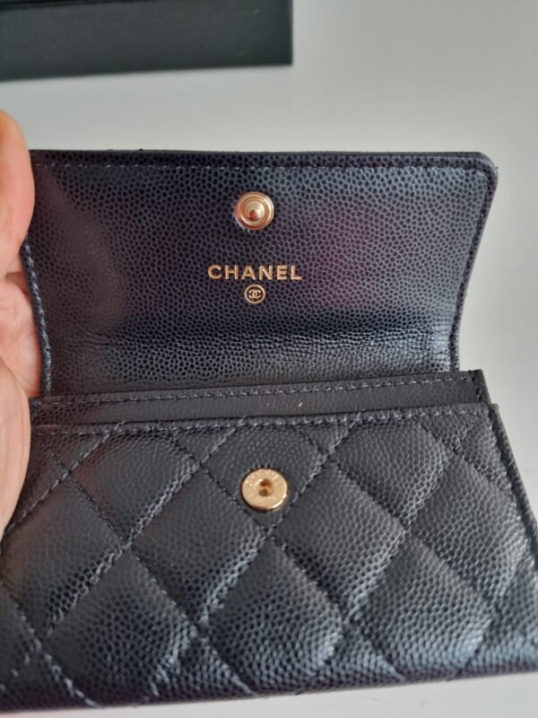 Chanel 23A card holder flap wallet inside flap