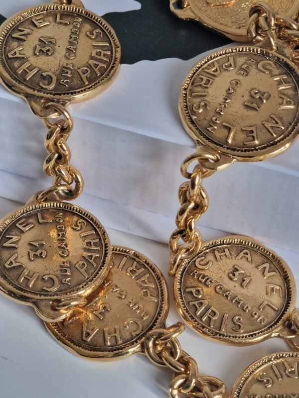 CHANEL Belt Chain Coco Vintage Necklace view 1