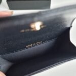 Chanel 23A card holder flap wallet inside