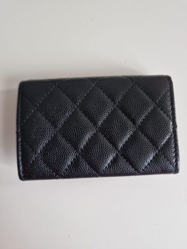Chanel 23A card holder flap wallet back