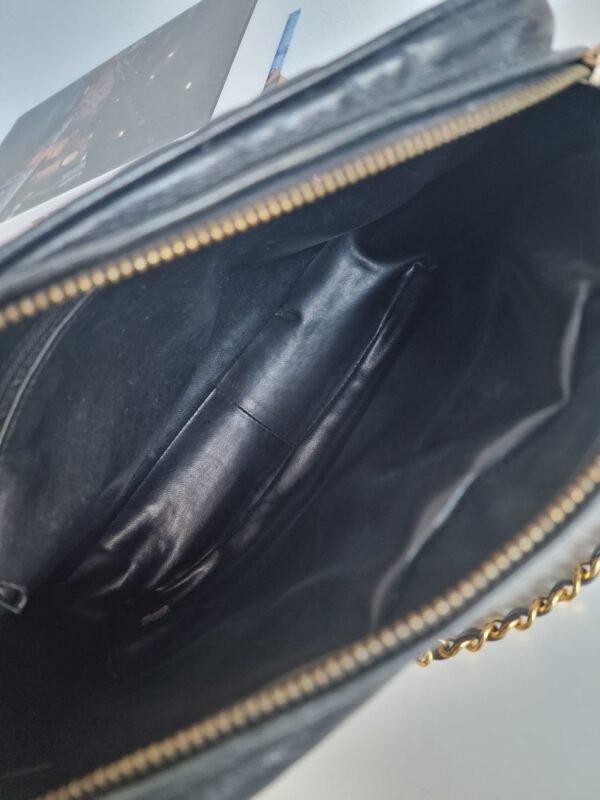 Vintage Chanel Camera Tassel Bag lambskin GHW inside Vintage Chanel Camera Tassel Bag lambskin GHW inside