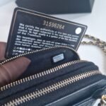 Chanel Miss Coco Quilted Zip Card Holder serial card