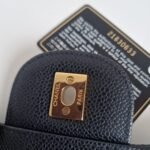 Chanel jumbo flap bag caviar leather GHW lock Chanel jumbo flap bag caviar leather GHW lock