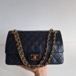 Chanel Classic GHW black in hand