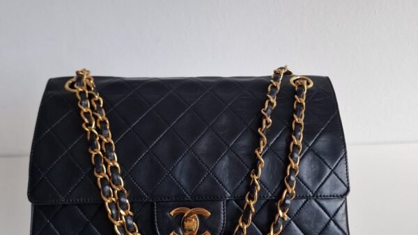 Chanel Classic GHW black in hand