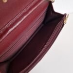 Chanel WOC dark red inside 2
